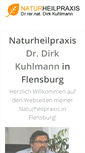 Mobile Screenshot of naturheilpraxis-sh.de