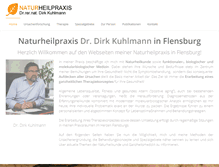 Tablet Screenshot of naturheilpraxis-sh.de